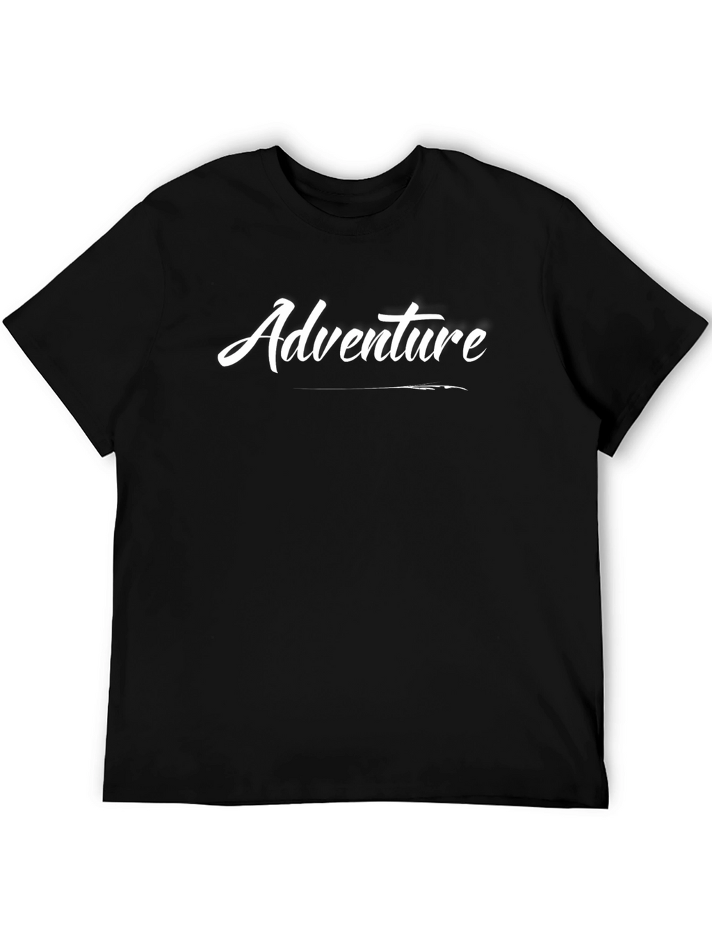 Adventure Black Graphic Tee for Explorers
