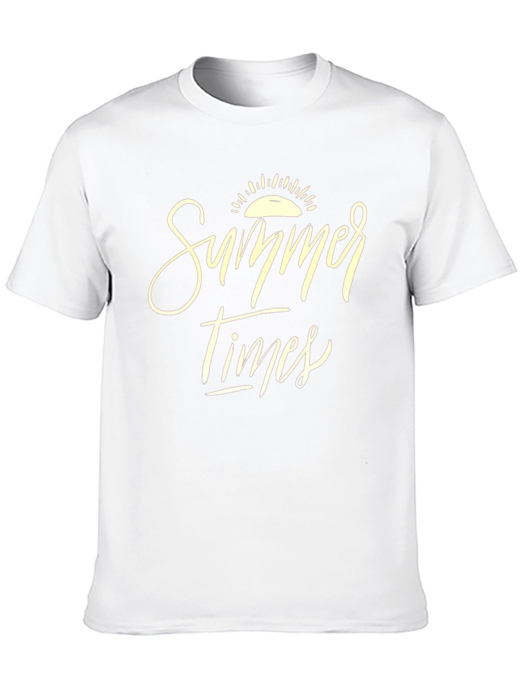 Summer Times Graphic Tee - Casual Black T-Shirt