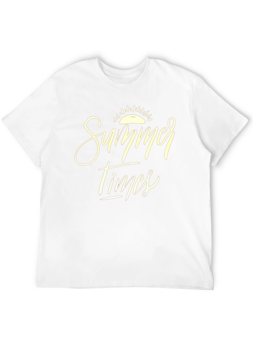 Summer Times Graphic Tee - Casual Black T-Shirt