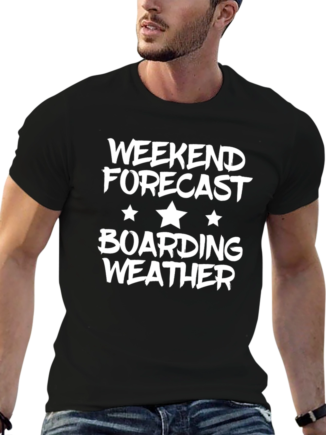 Boarding Weather Forecast Graphic Tee