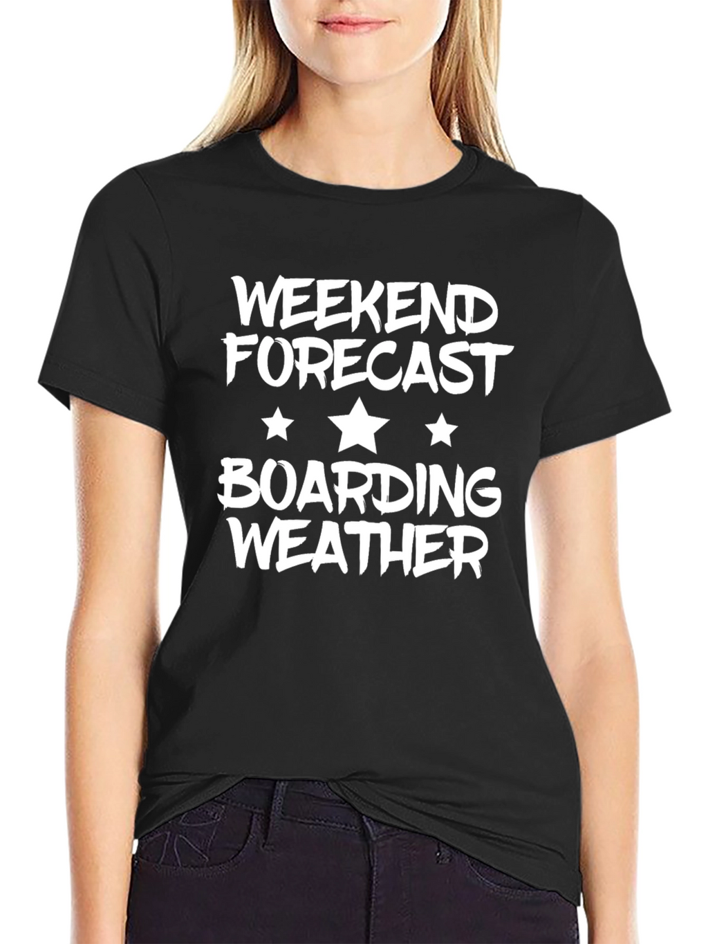 Boarding Weather Forecast Graphic Tee