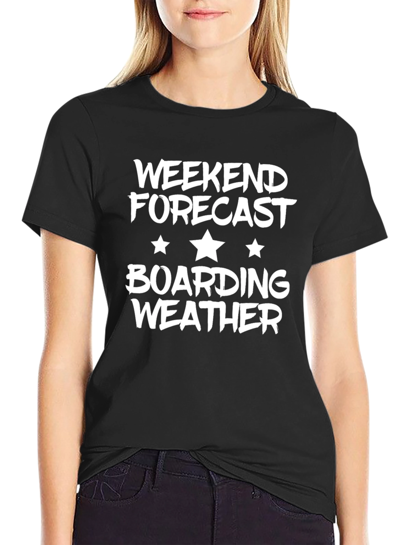 Boarding Weather Forecast Graphic Tee