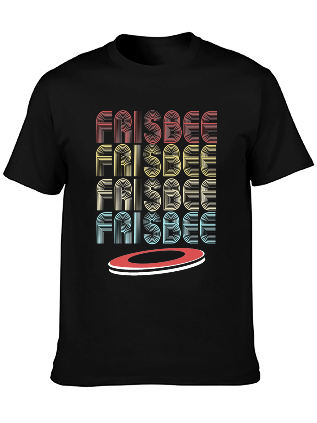Retro Frisbee T-Shirt - Stylish Sportswear