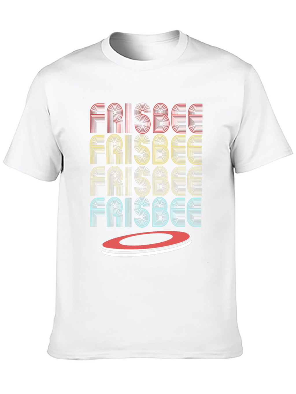Retro Frisbee T-Shirt - Stylish Sportswear