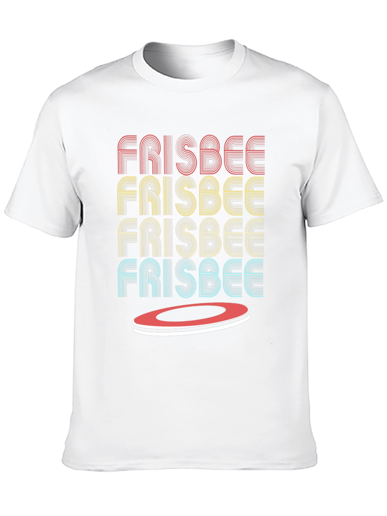 Retro Frisbee T-Shirt - Stylish Sportswear