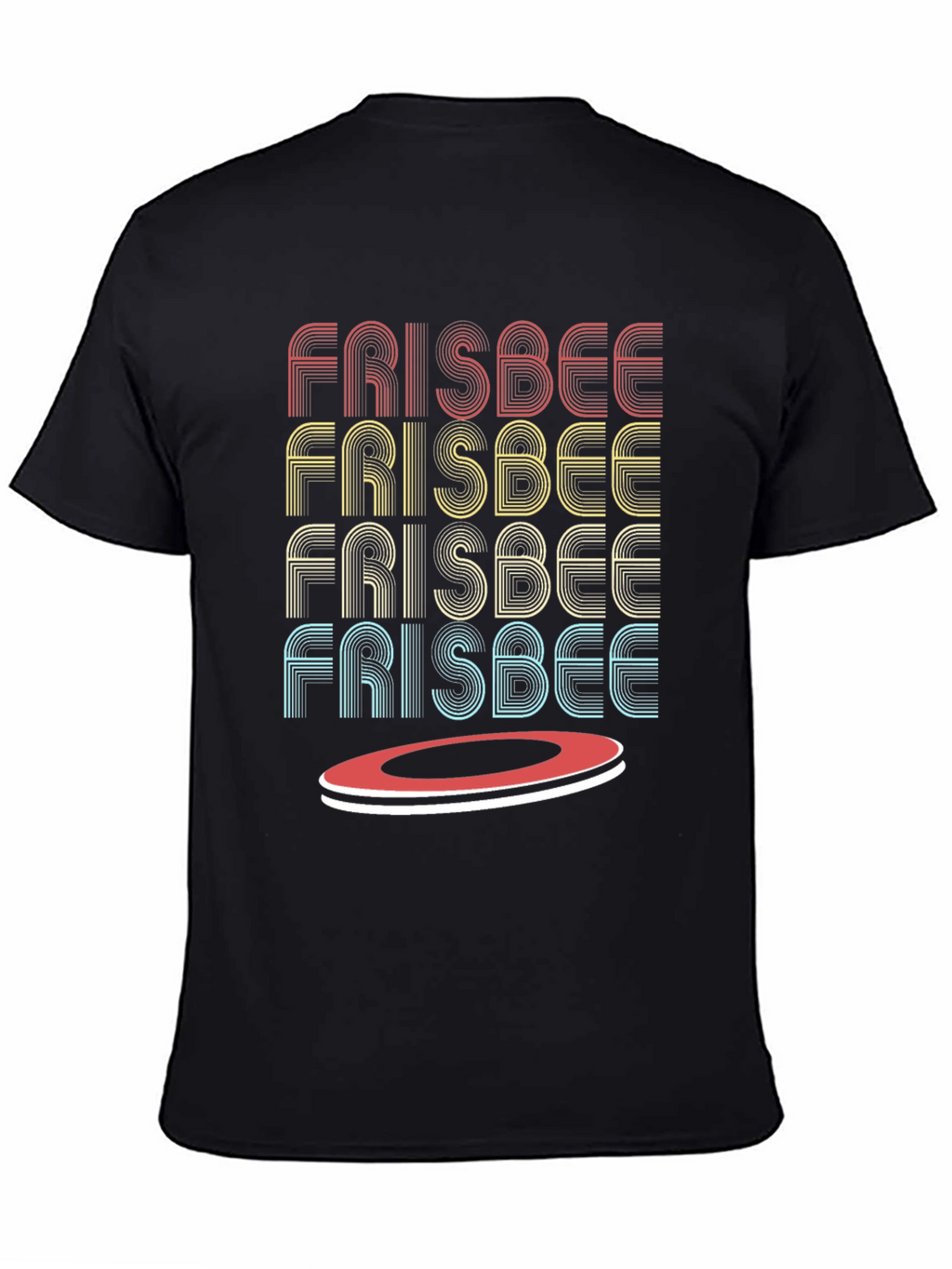 Retro Frisbee T-Shirt - Stylish Sportswear