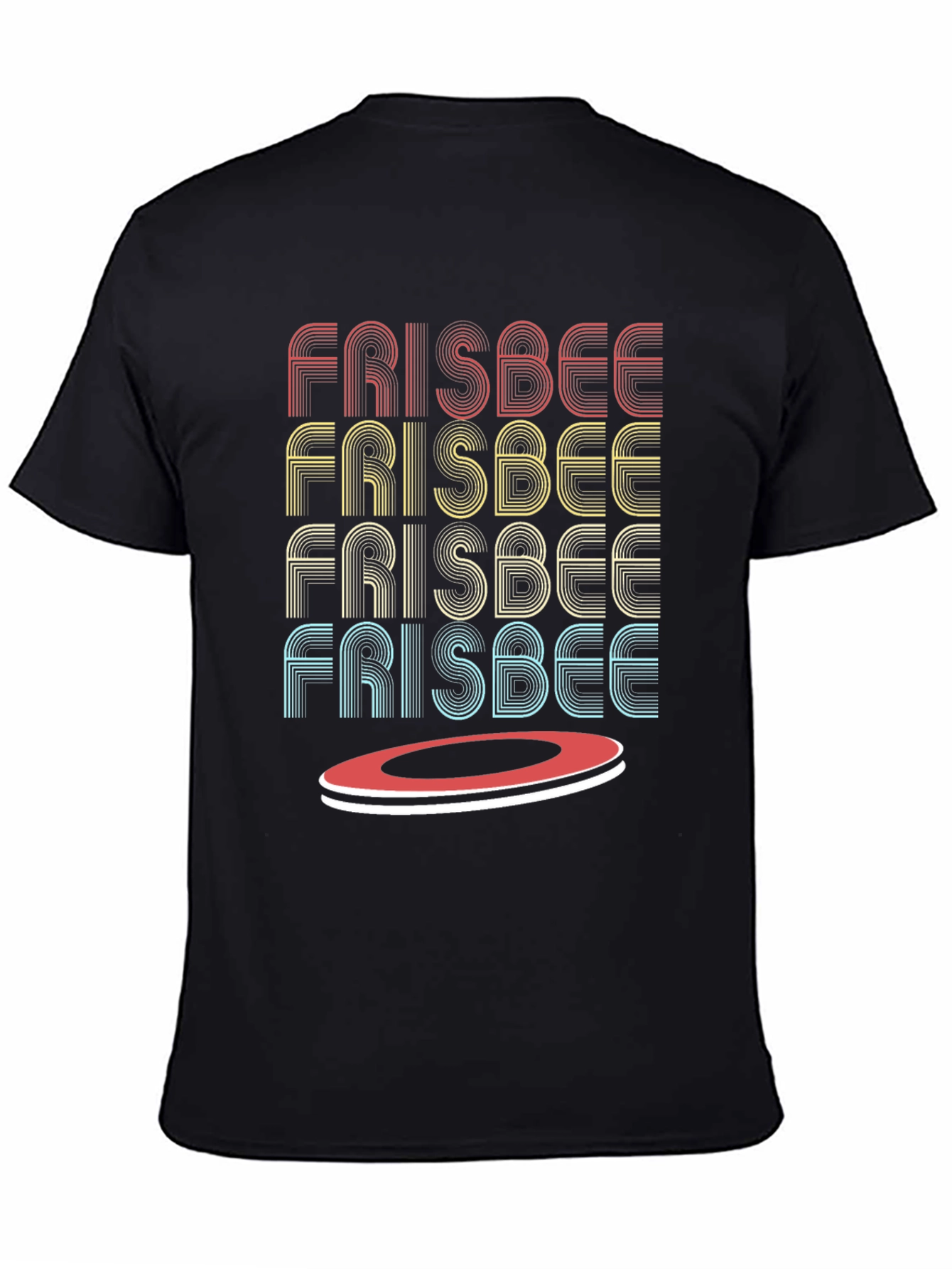 Retro Frisbee T-Shirt - Stylish Sportswear