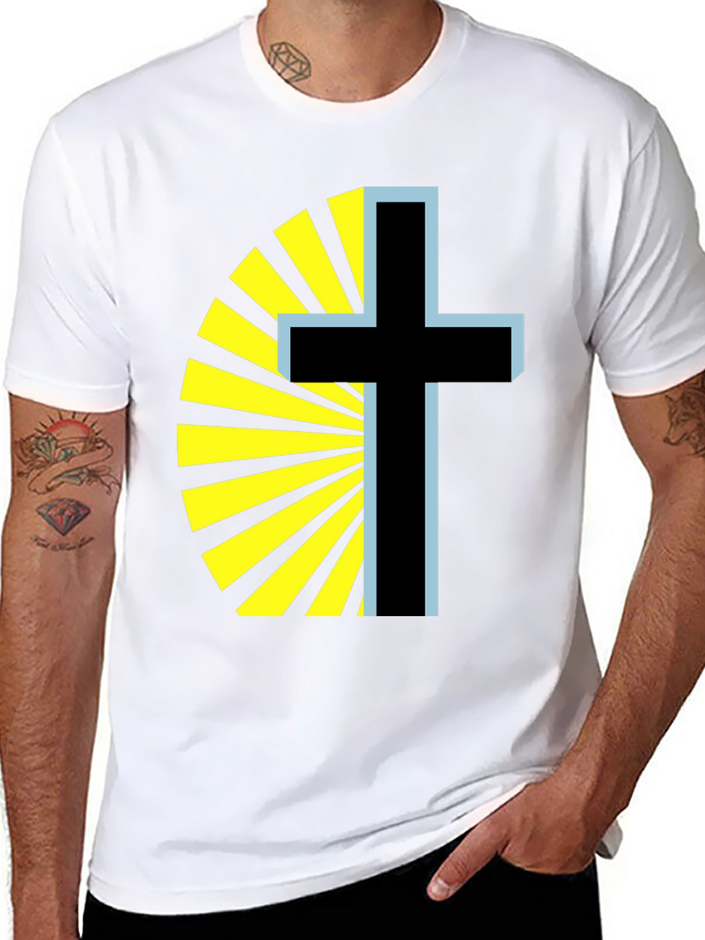 Faith & Light T-Shirt - Christian Graphic Tee