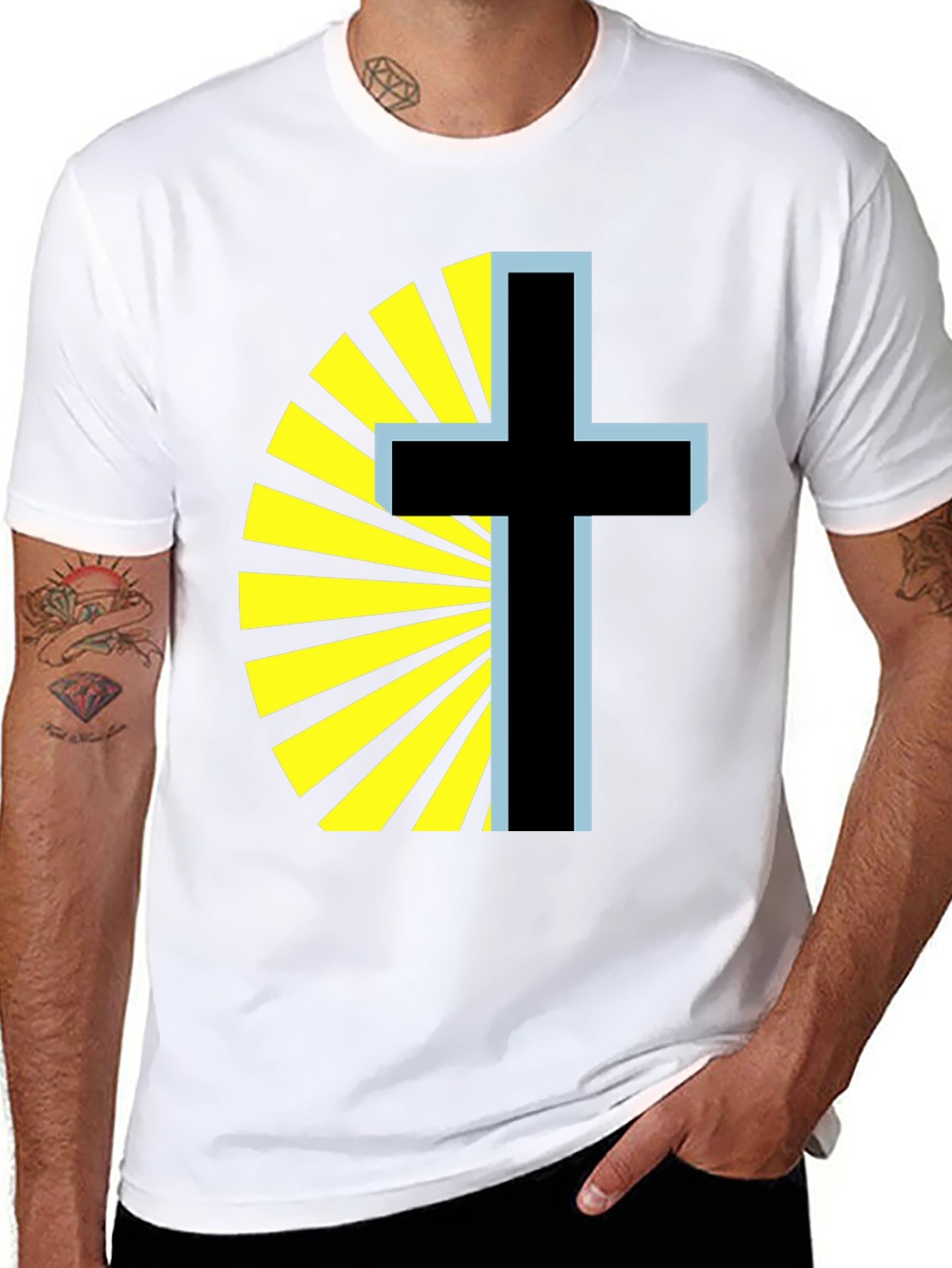 Faith & Light T-Shirt - Christian Graphic Tee