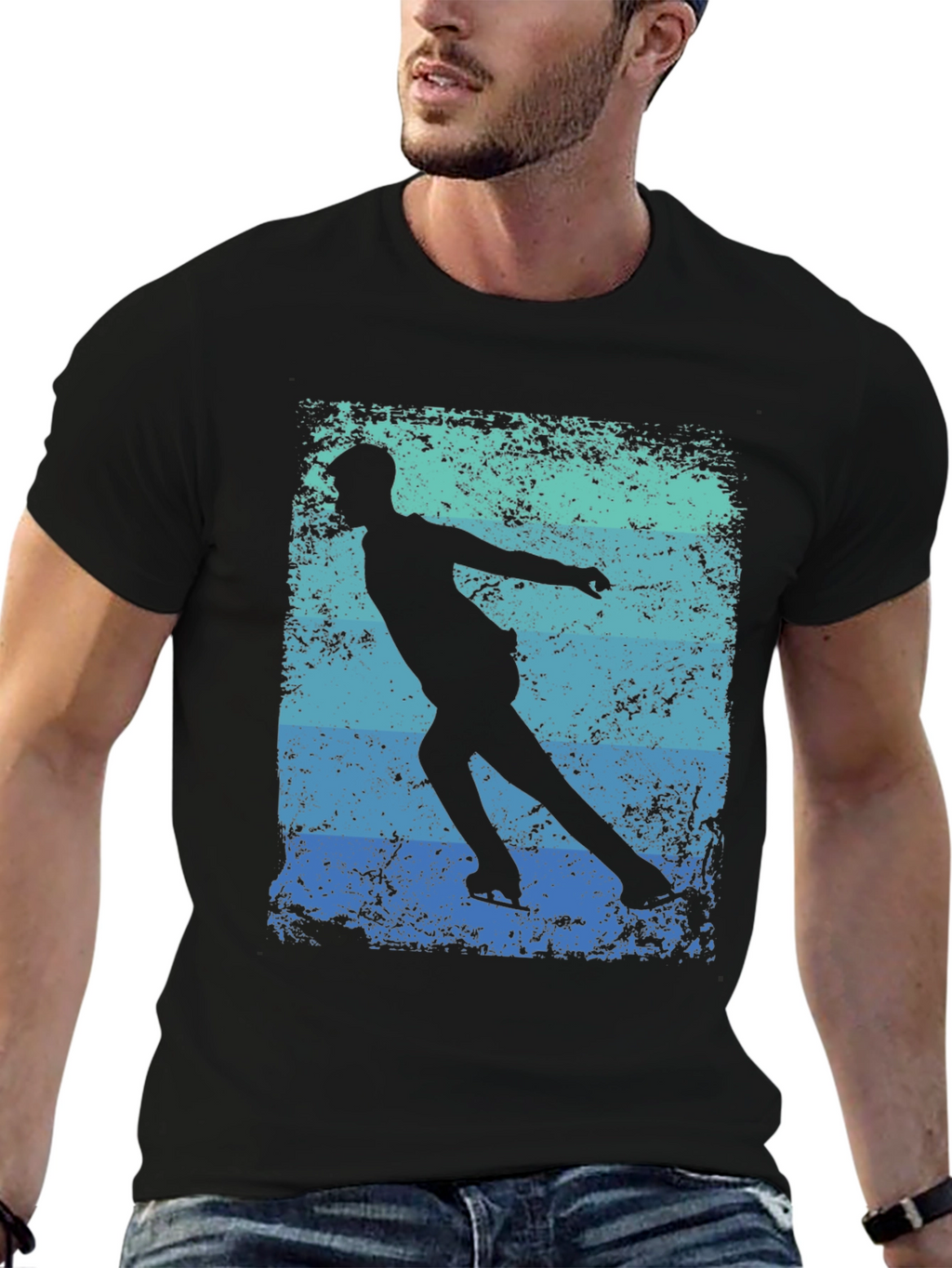Figure Skating T-Shirt - Retro Style