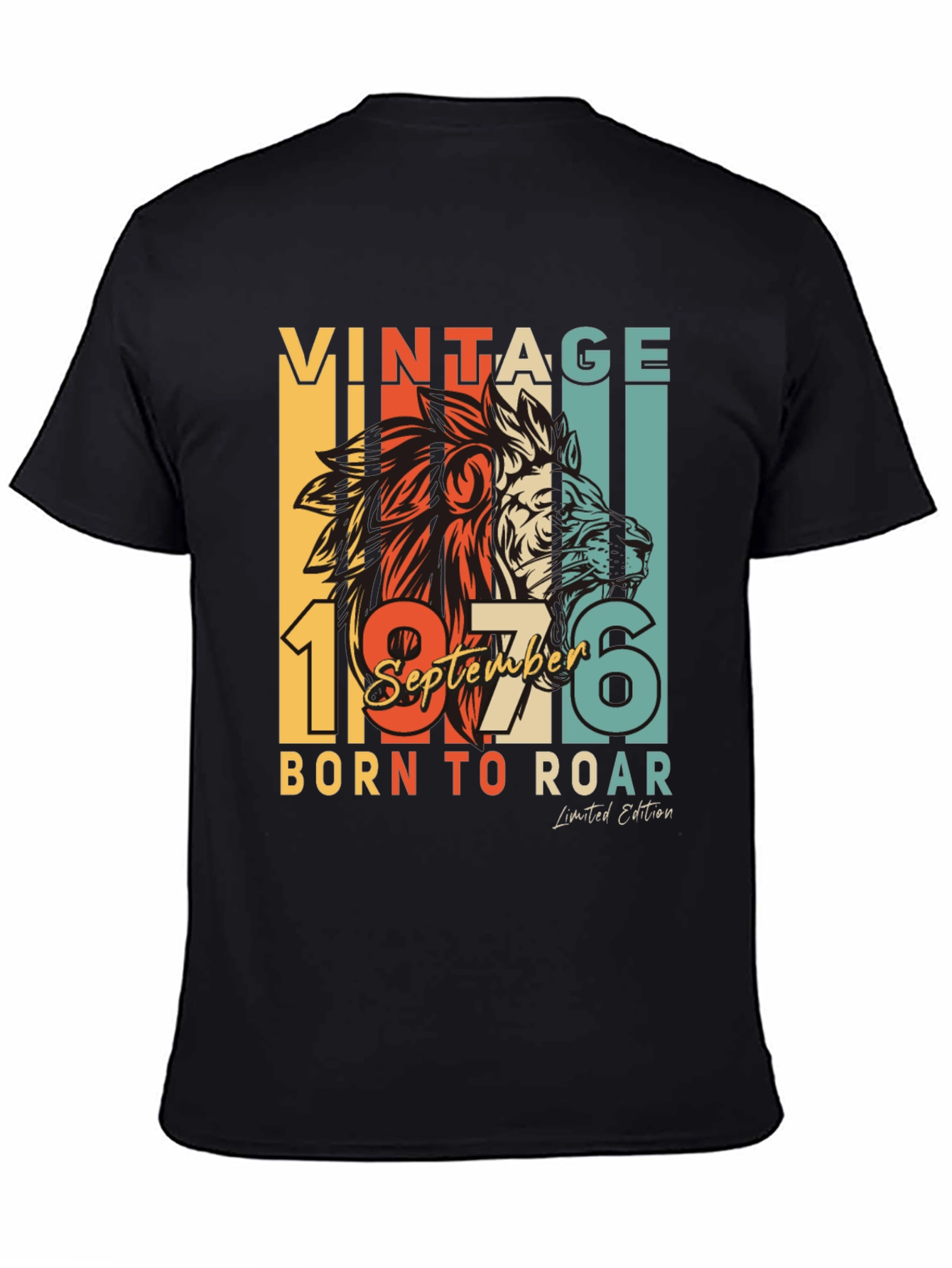 Vintage September 1976 Born to Roar Lion T-Shirt