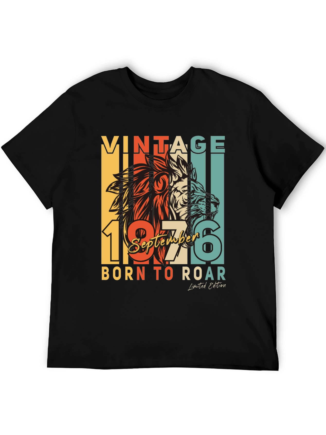 Vintage September 1976 Born to Roar Lion T-Shirt