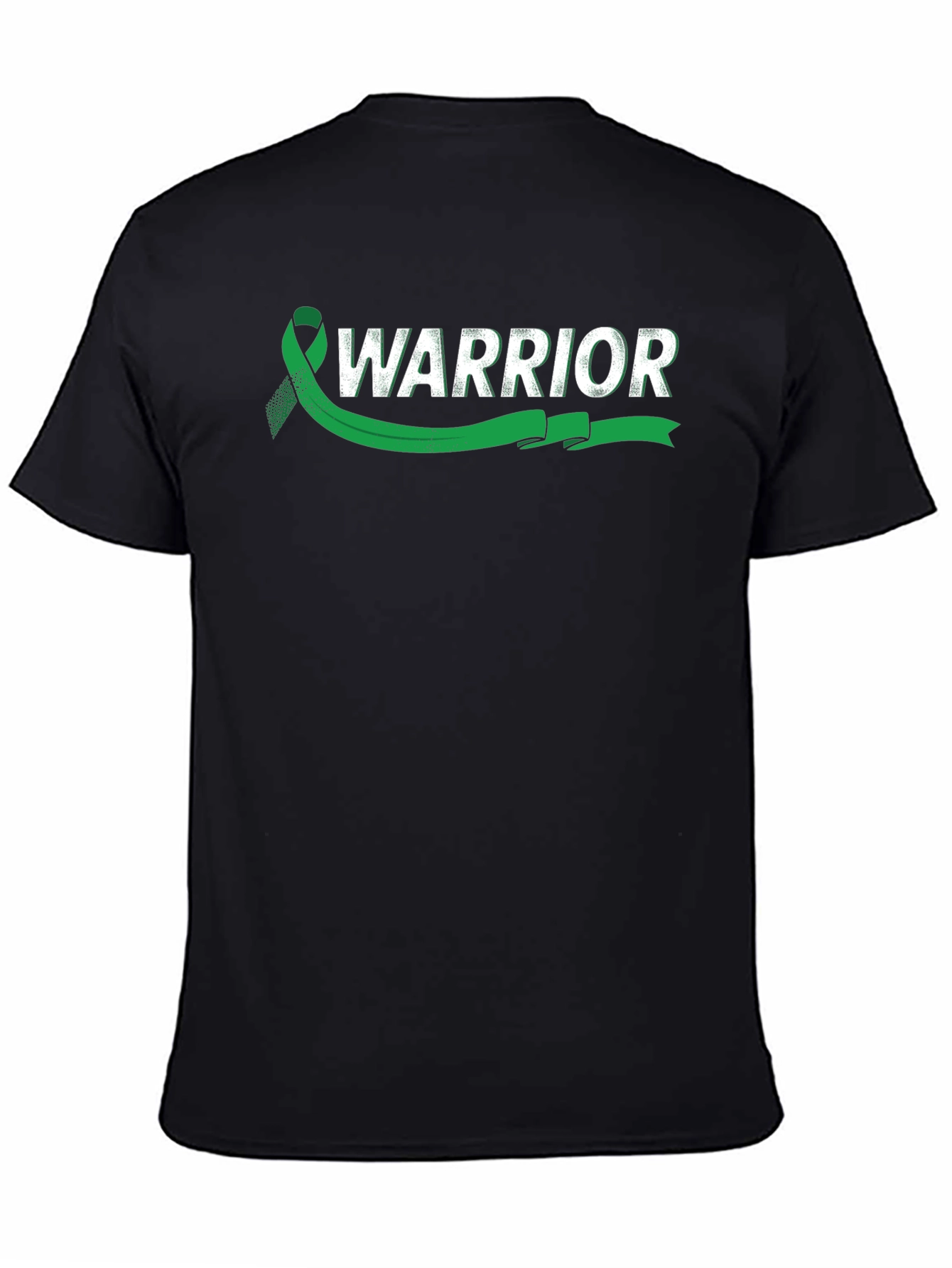 Warrior Ribbon Awareness T-Shirt - Black