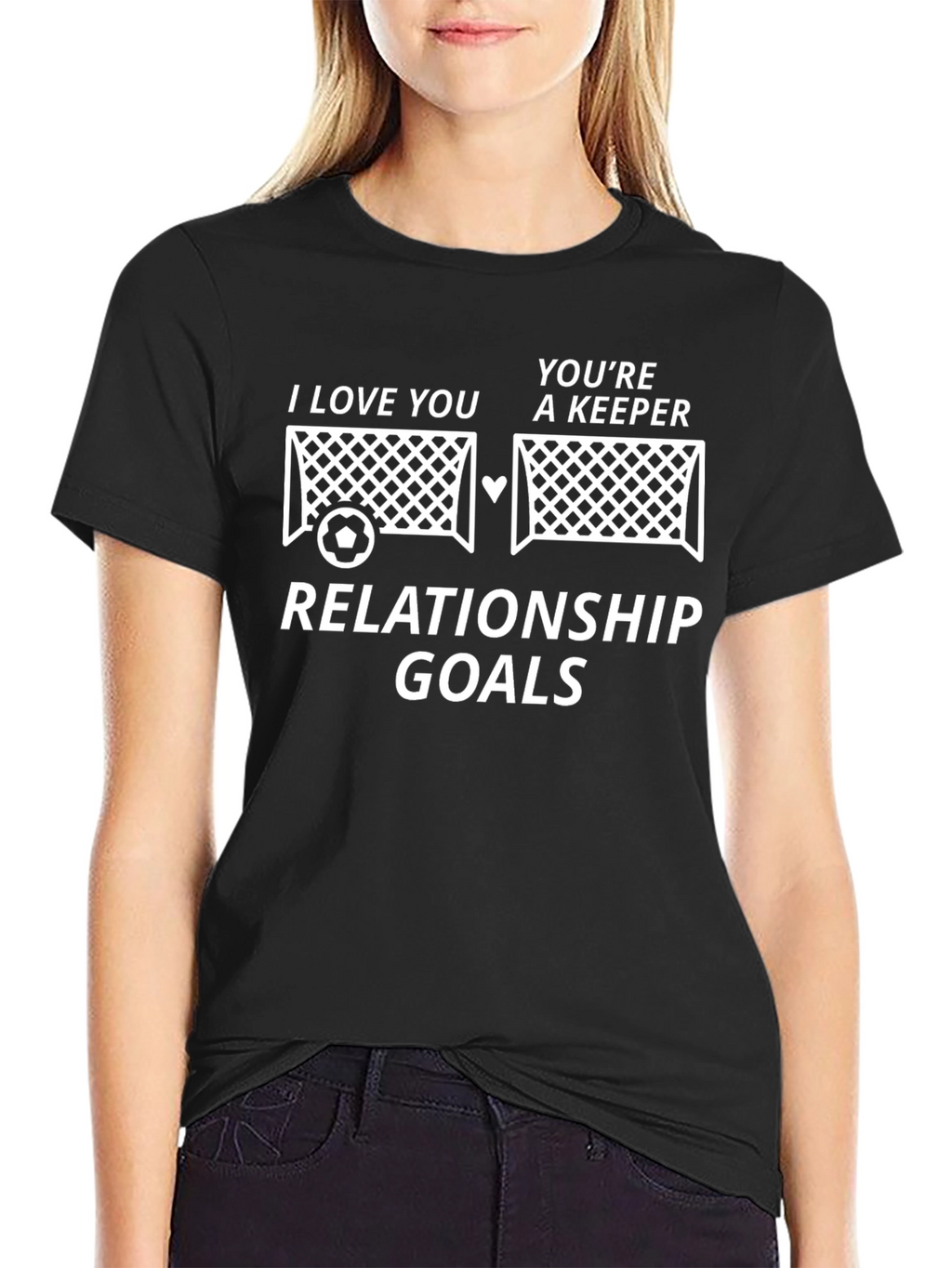Relationship Goals Soccer Goalie T-Shirt