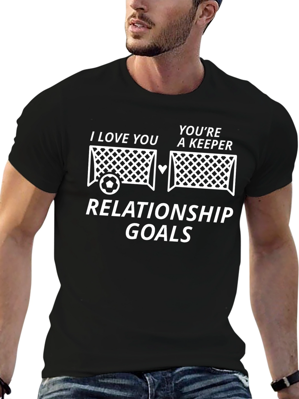 Relationship Goals Soccer Goalie T-Shirt