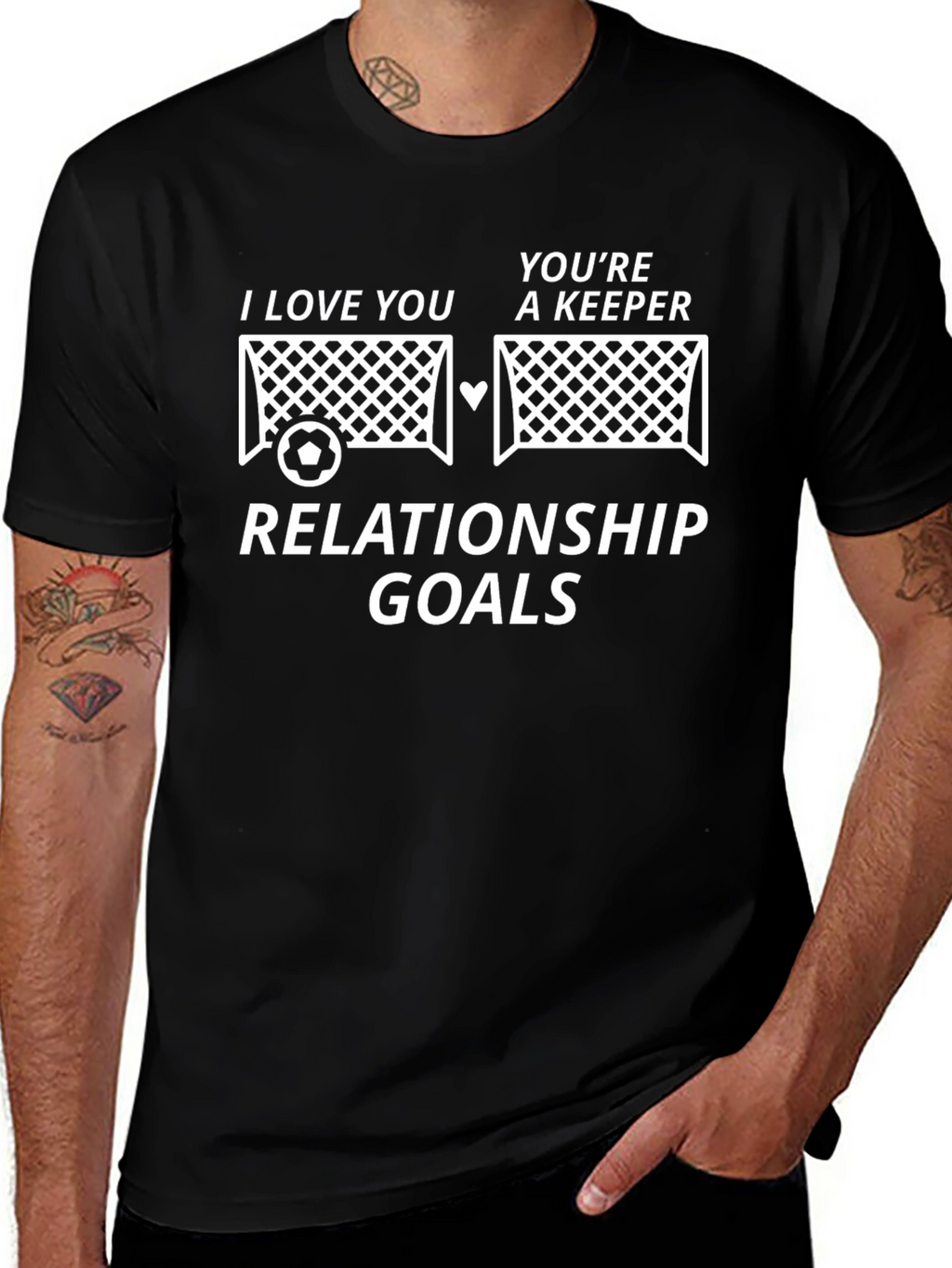 Relationship Goals Soccer Goalie T-Shirt