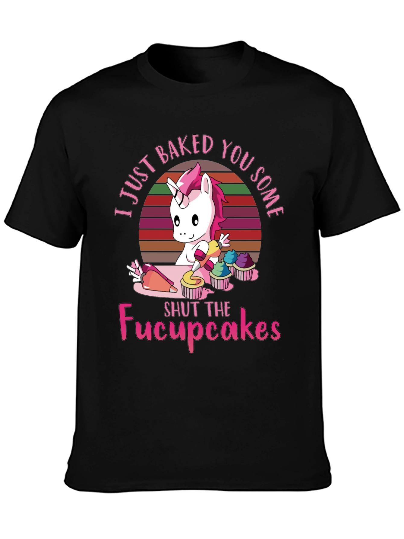 Unicorn Cupcakes T-Shirt - Funny Graphic Tee