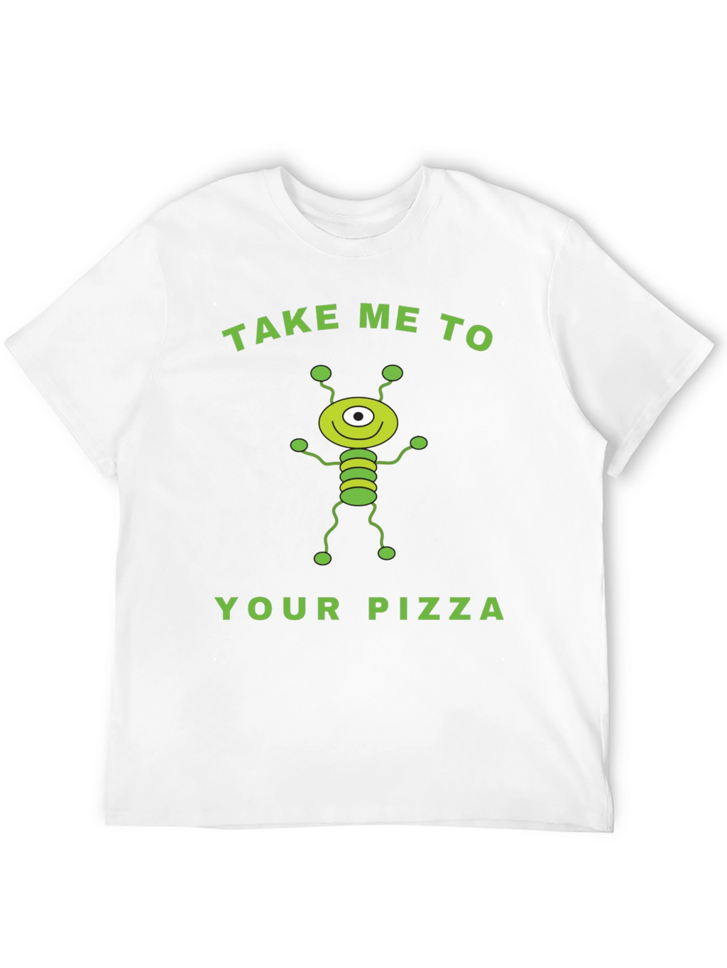 Alien Pizza Graphic Tee - Fun & Unique!