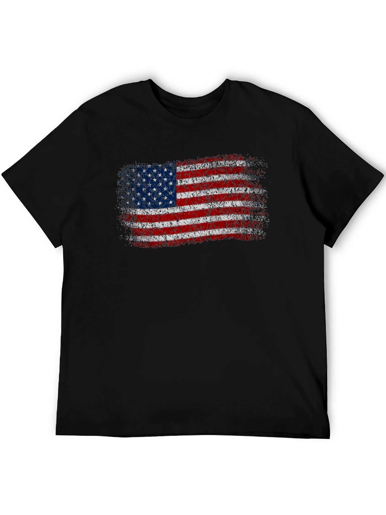 American Flag Grunge T-Shirt - Patriotic Pride