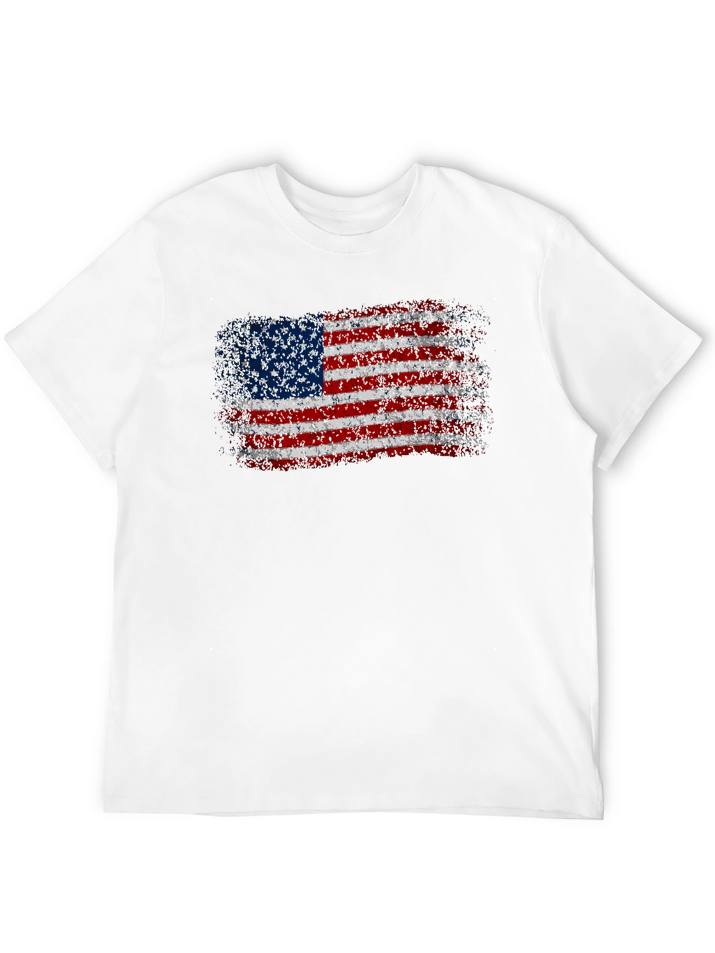 American Flag Grunge T-Shirt - Patriotic Pride