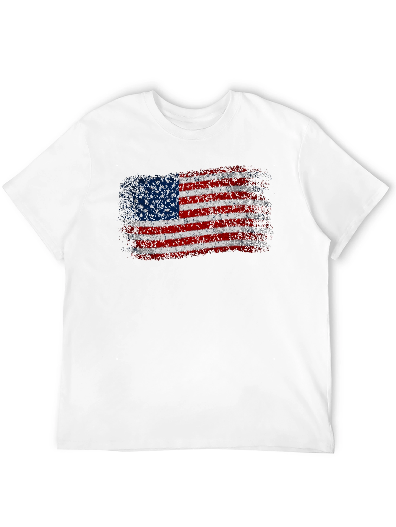 American Flag Grunge T-Shirt - Patriotic Pride