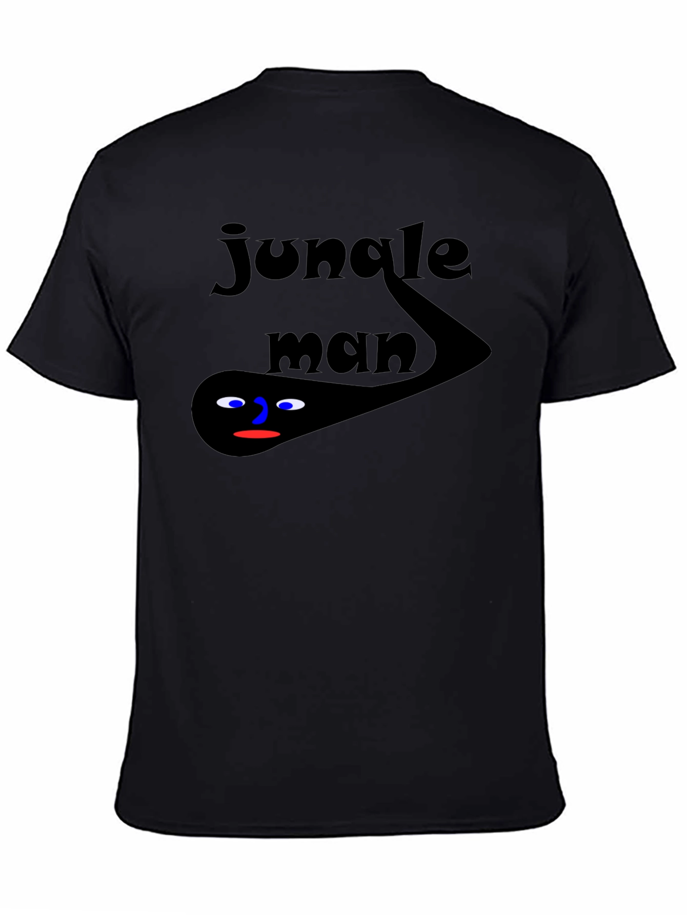 Jungle Man Black Graphic Tee