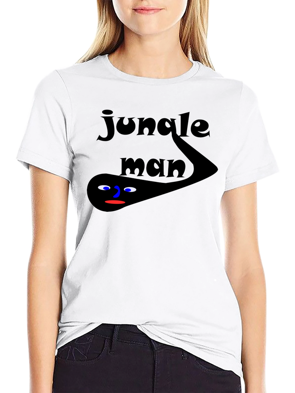 Jungle Man Black Graphic Tee