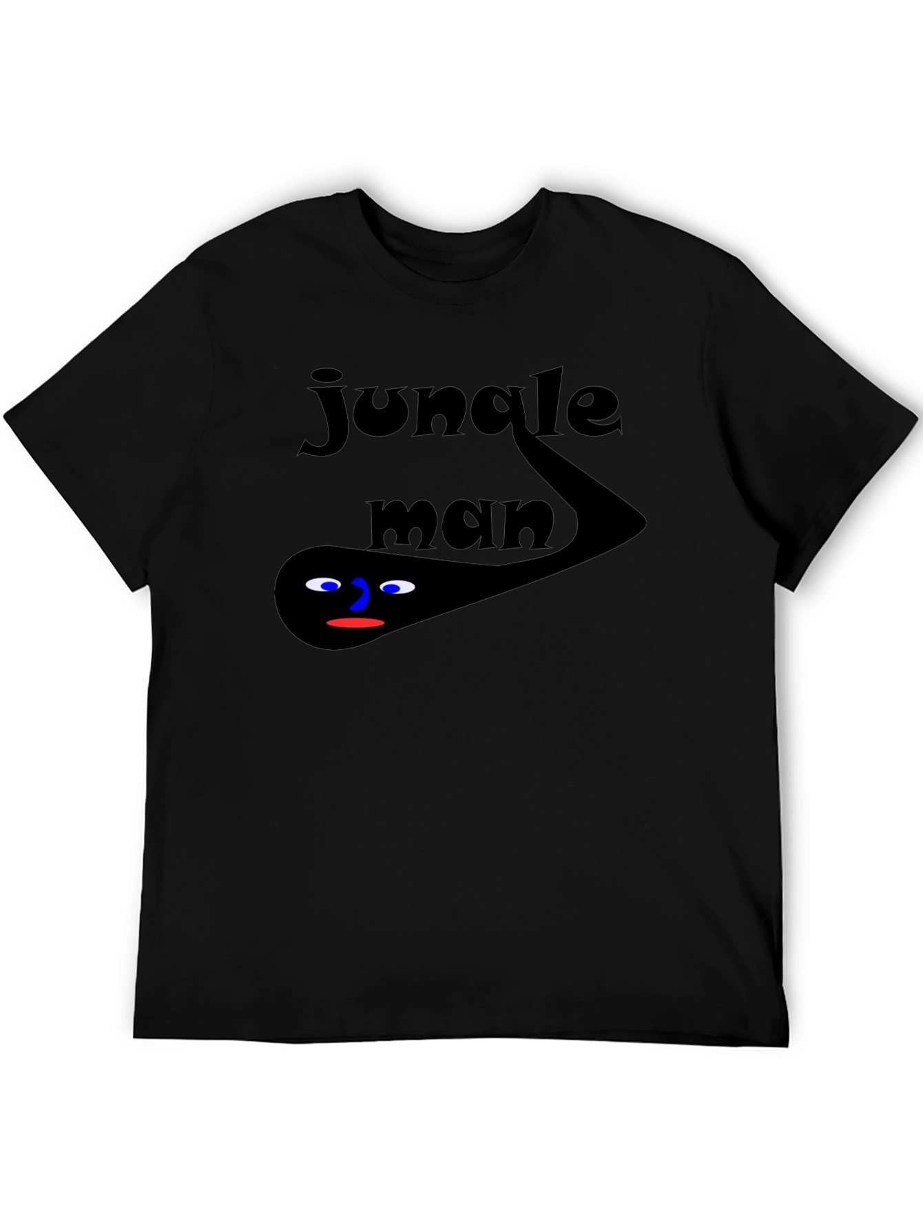 Jungle Man Black Graphic Tee