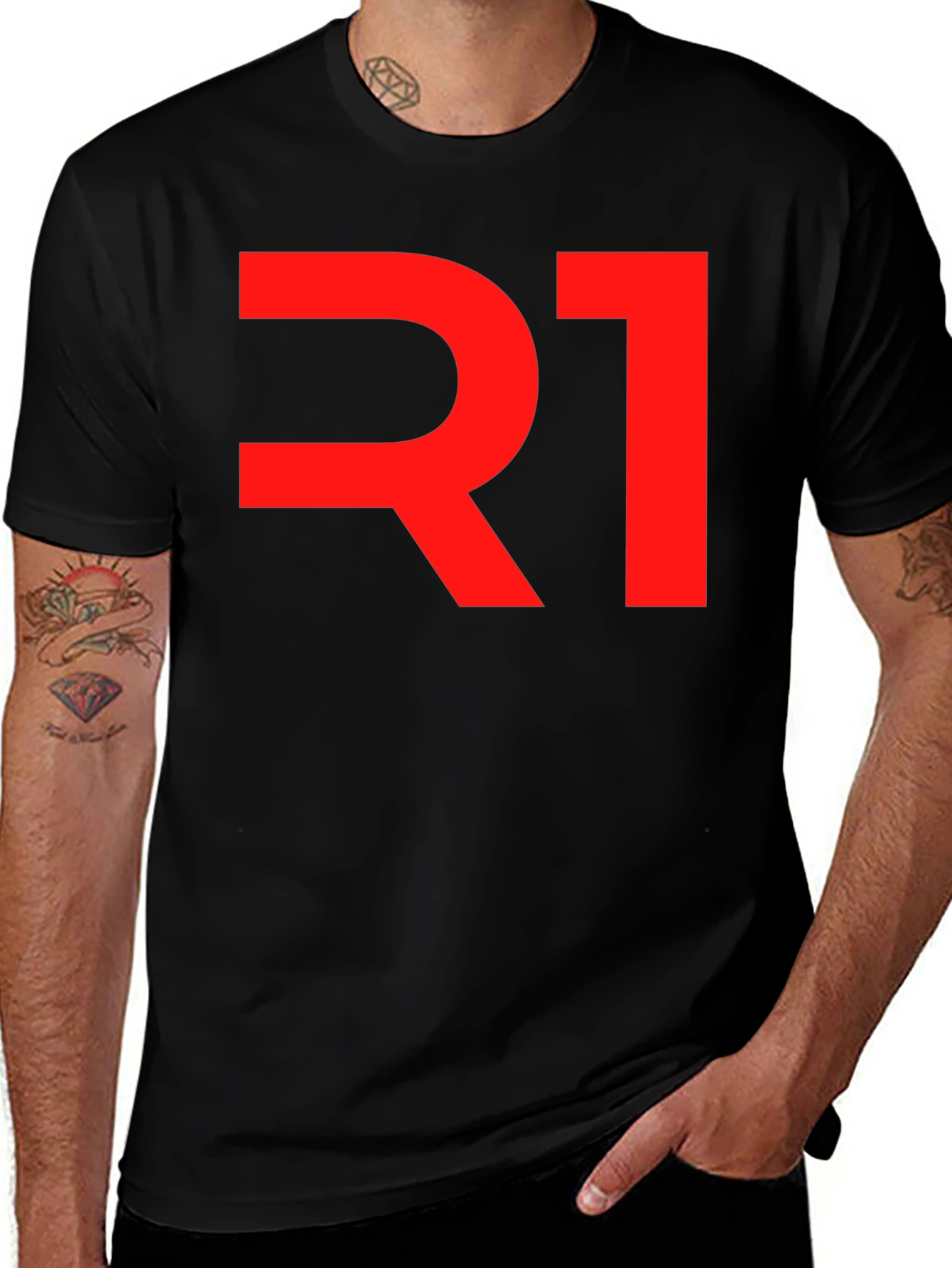 Bold R1 Graphic Tee - Statement Style