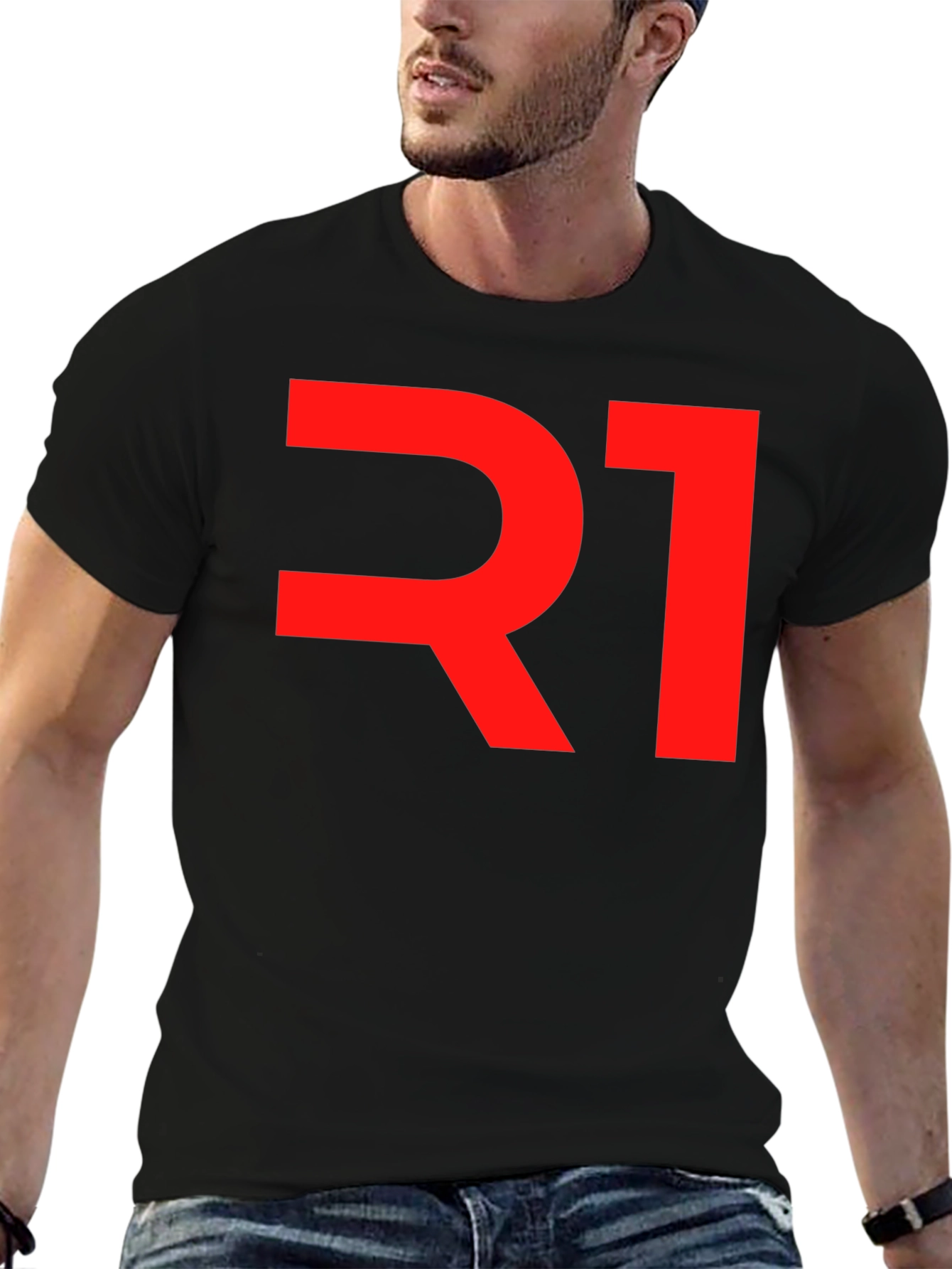 Bold R1 Graphic Tee - Statement Style