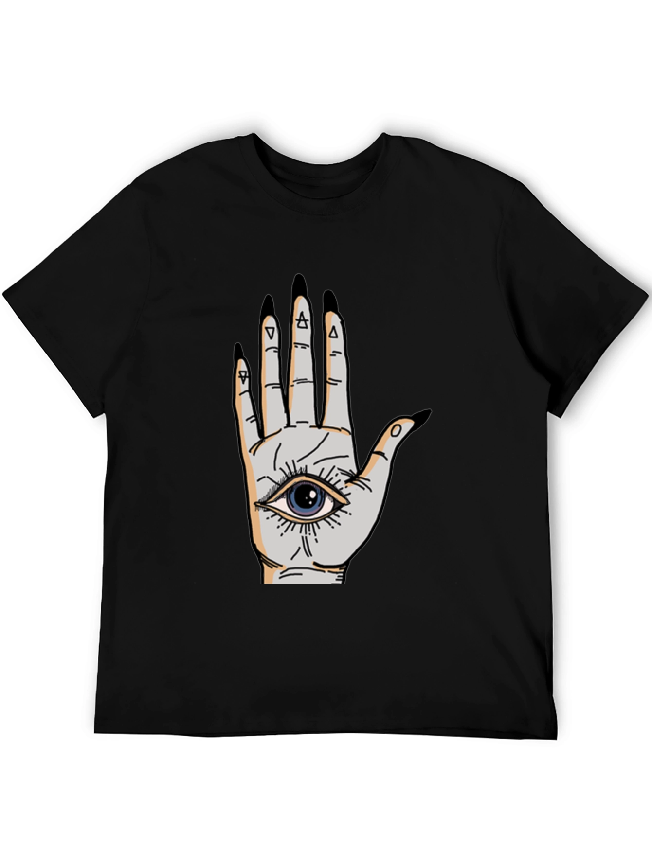 Mystic Hand Graphic Tee - Unisex Black T-Shirt