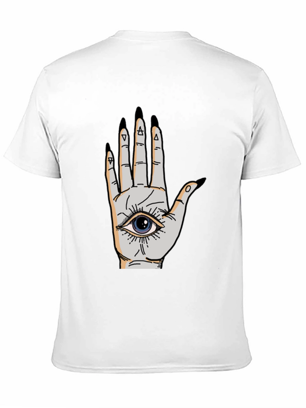 Mystic Hand Graphic Tee - Unisex Black T-Shirt