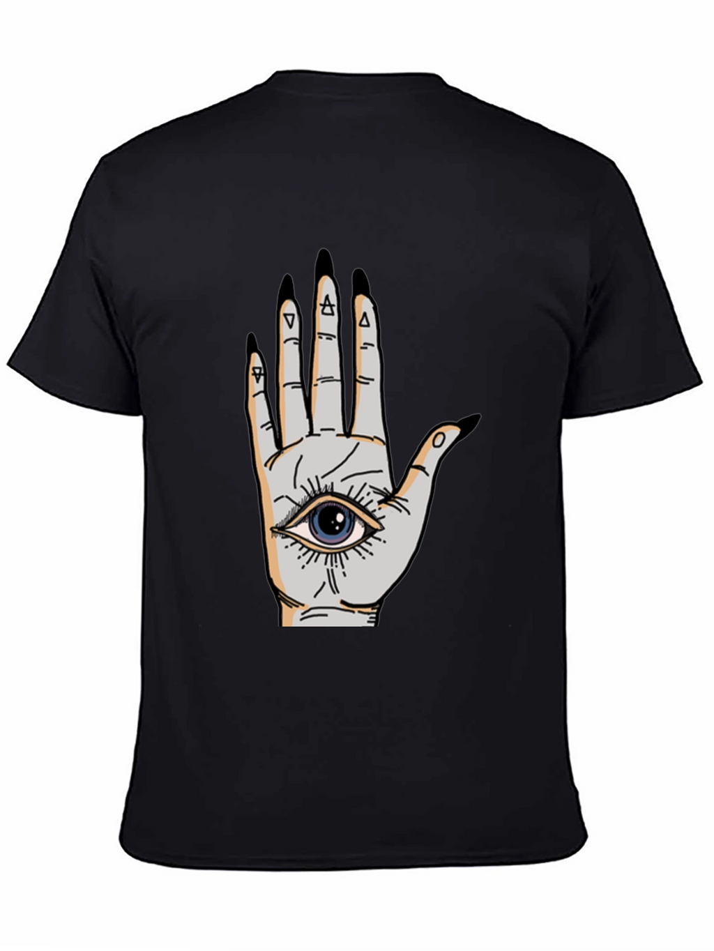 Mystic Hand Graphic Tee - Unisex Black T-Shirt