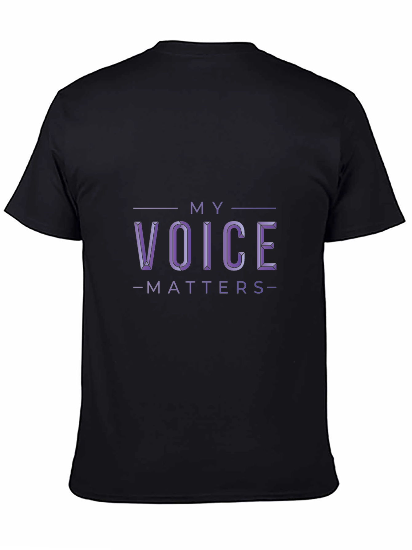 My Voice Matters Graphic Tee - Black