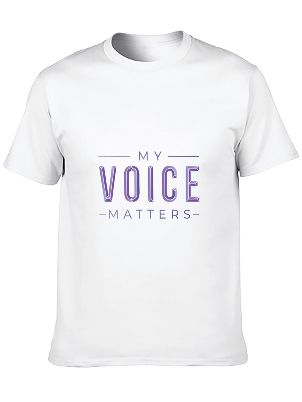 My Voice Matters Graphic Tee - Black