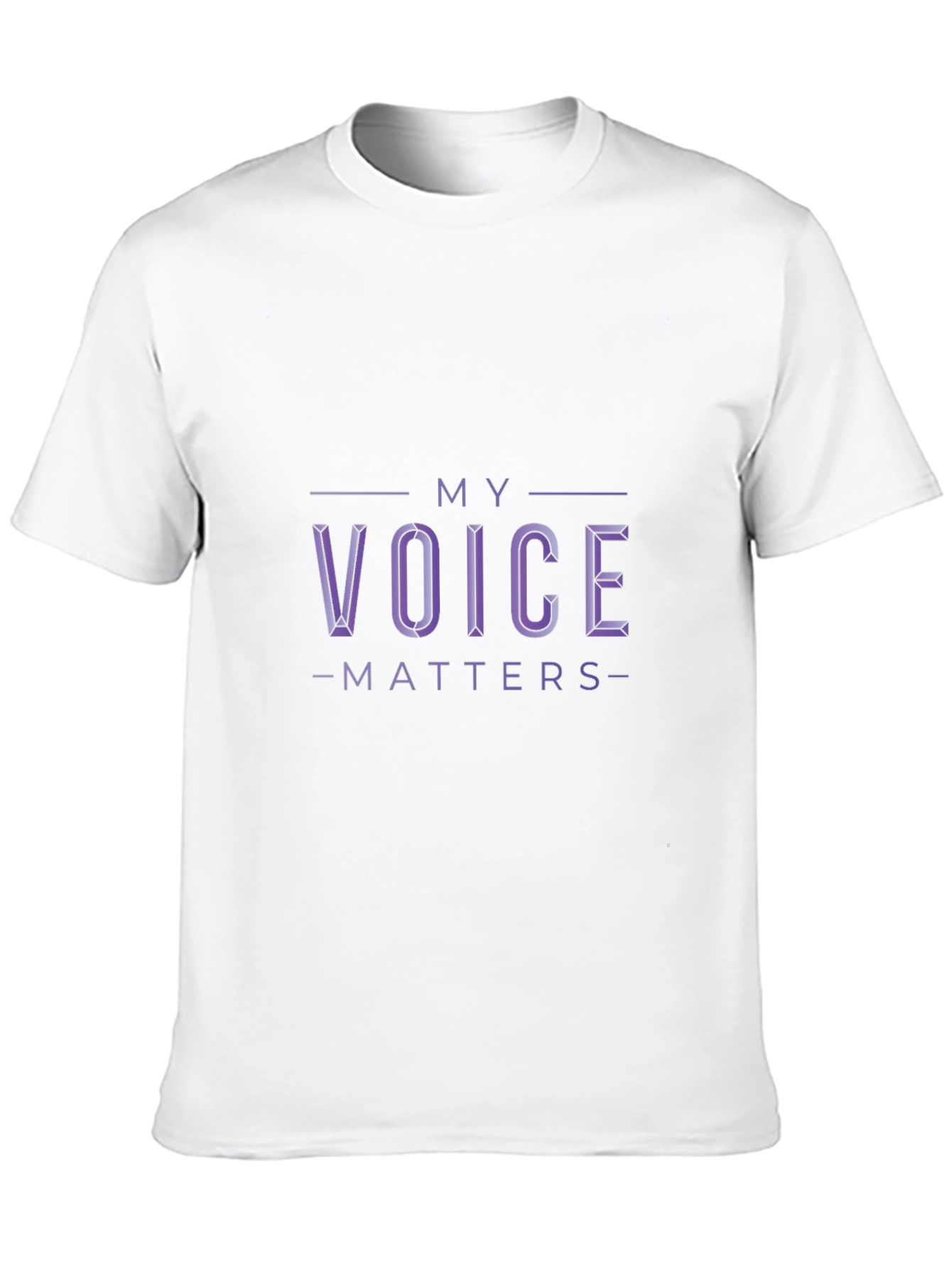 My Voice Matters Graphic Tee - Black