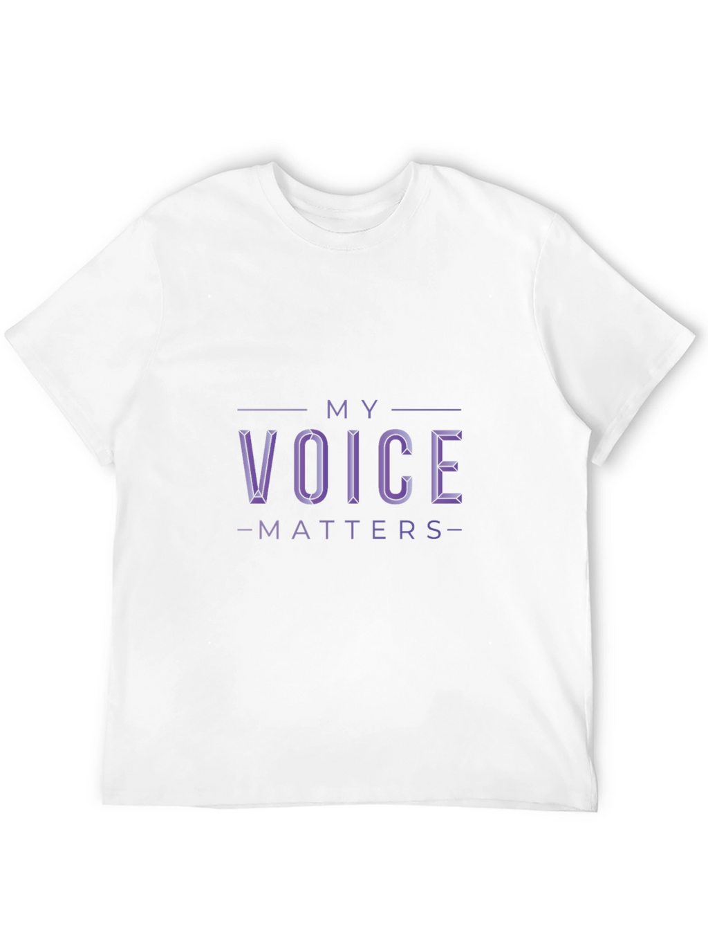 My Voice Matters Graphic Tee - Black