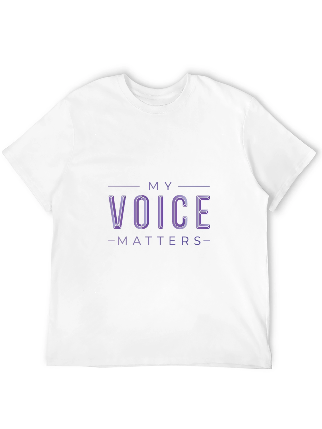 My Voice Matters Graphic Tee - Black
