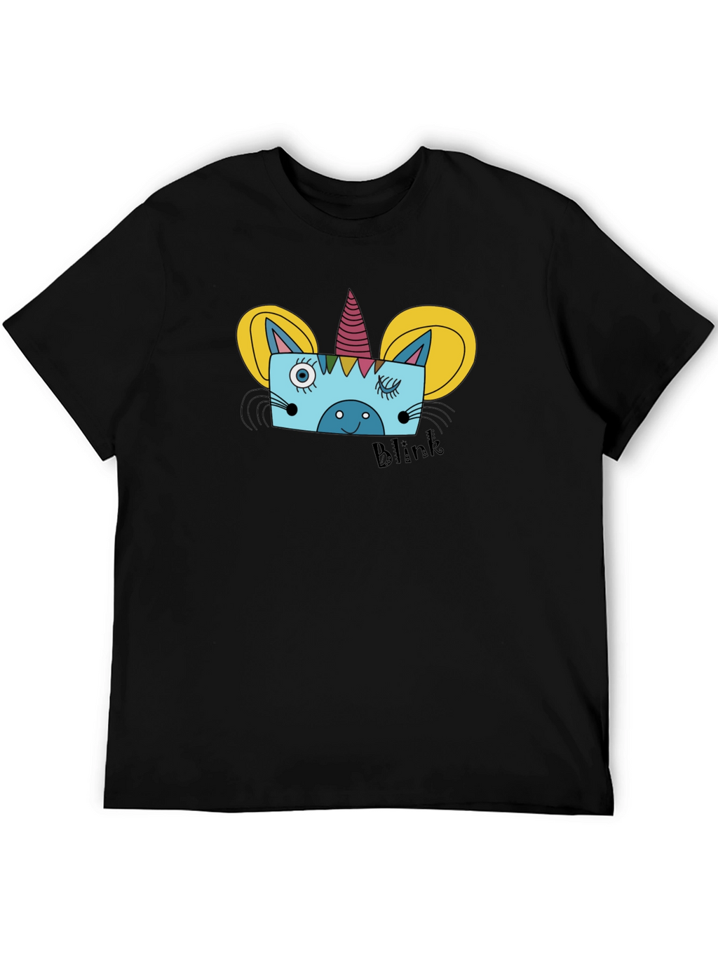 Unicorn Graphic T-Shirt Funny Blink Tee