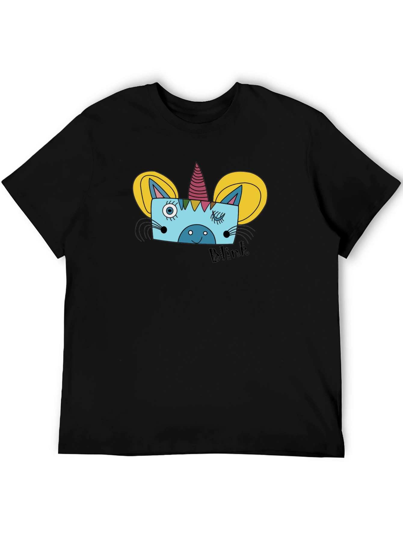 Unicorn Graphic T-Shirt Funny Blink Tee