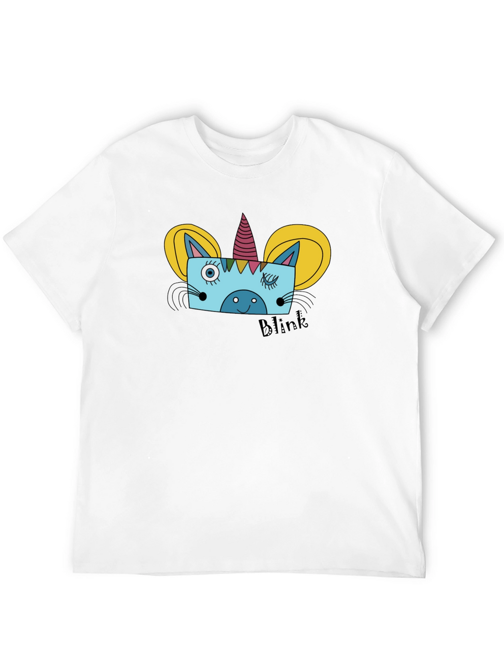 Unicorn Graphic T-Shirt Funny Blink Tee