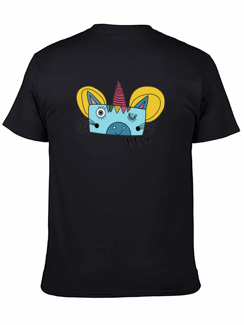 Unicorn Graphic T-Shirt Funny Blink Tee