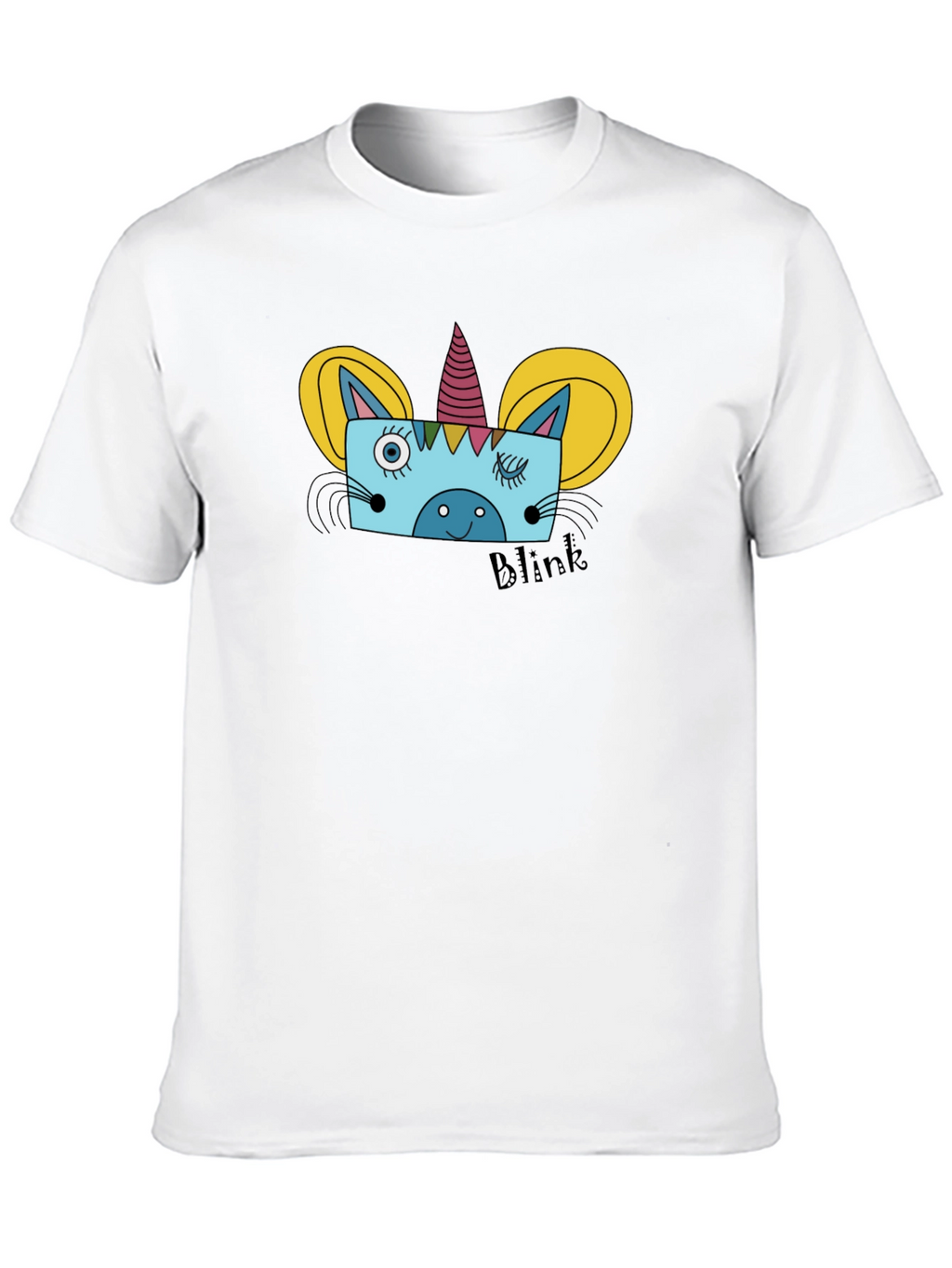 Unicorn Graphic T-Shirt Funny Blink Tee