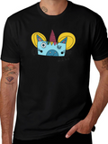 Unicorn Graphic T-Shirt Funny Blink Tee