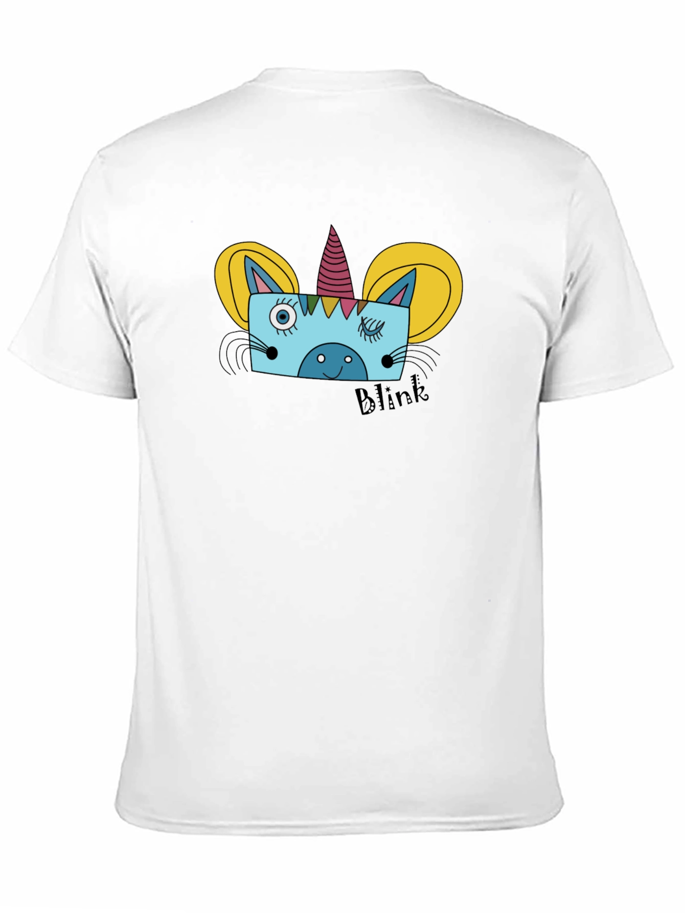 Unicorn Graphic T-Shirt Funny Blink Tee