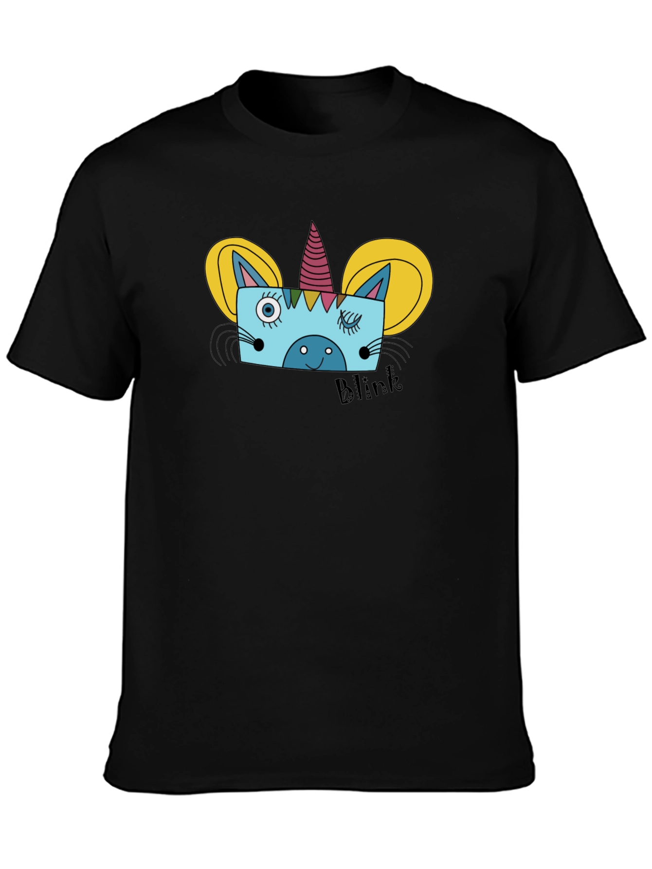 Unicorn Graphic T-Shirt Funny Blink Tee