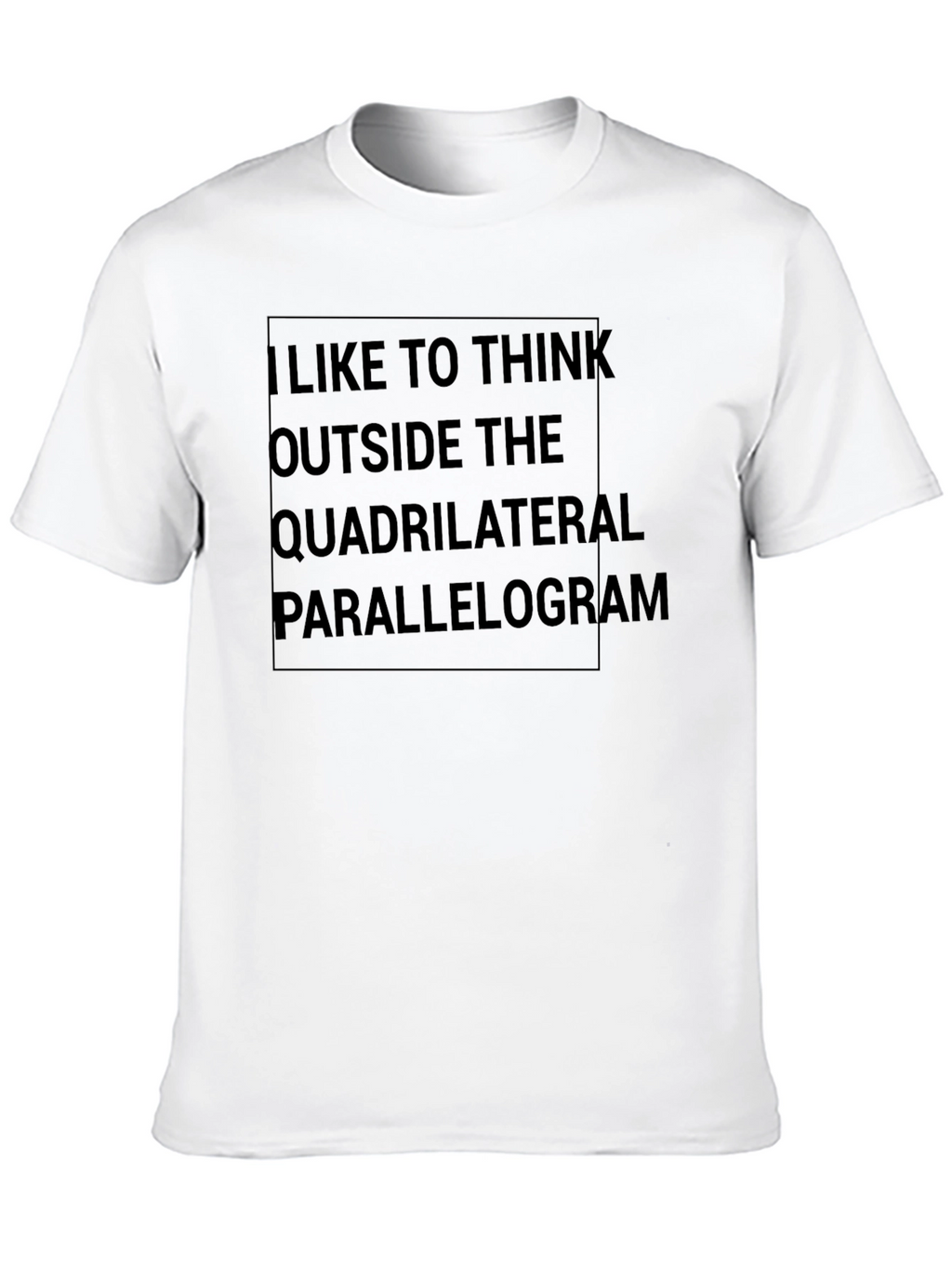 Think Outside T-Shirt - Funny Geometry Tee
