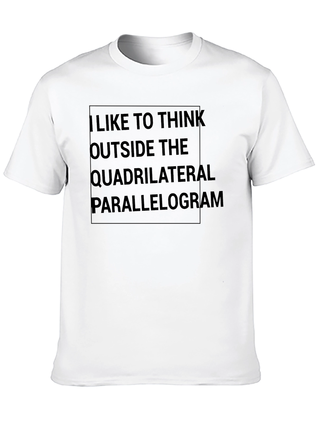 Think Outside T-Shirt - Funny Geometry Tee