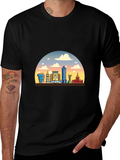 Cityscape T-Shirt - Mens Graphic Tee