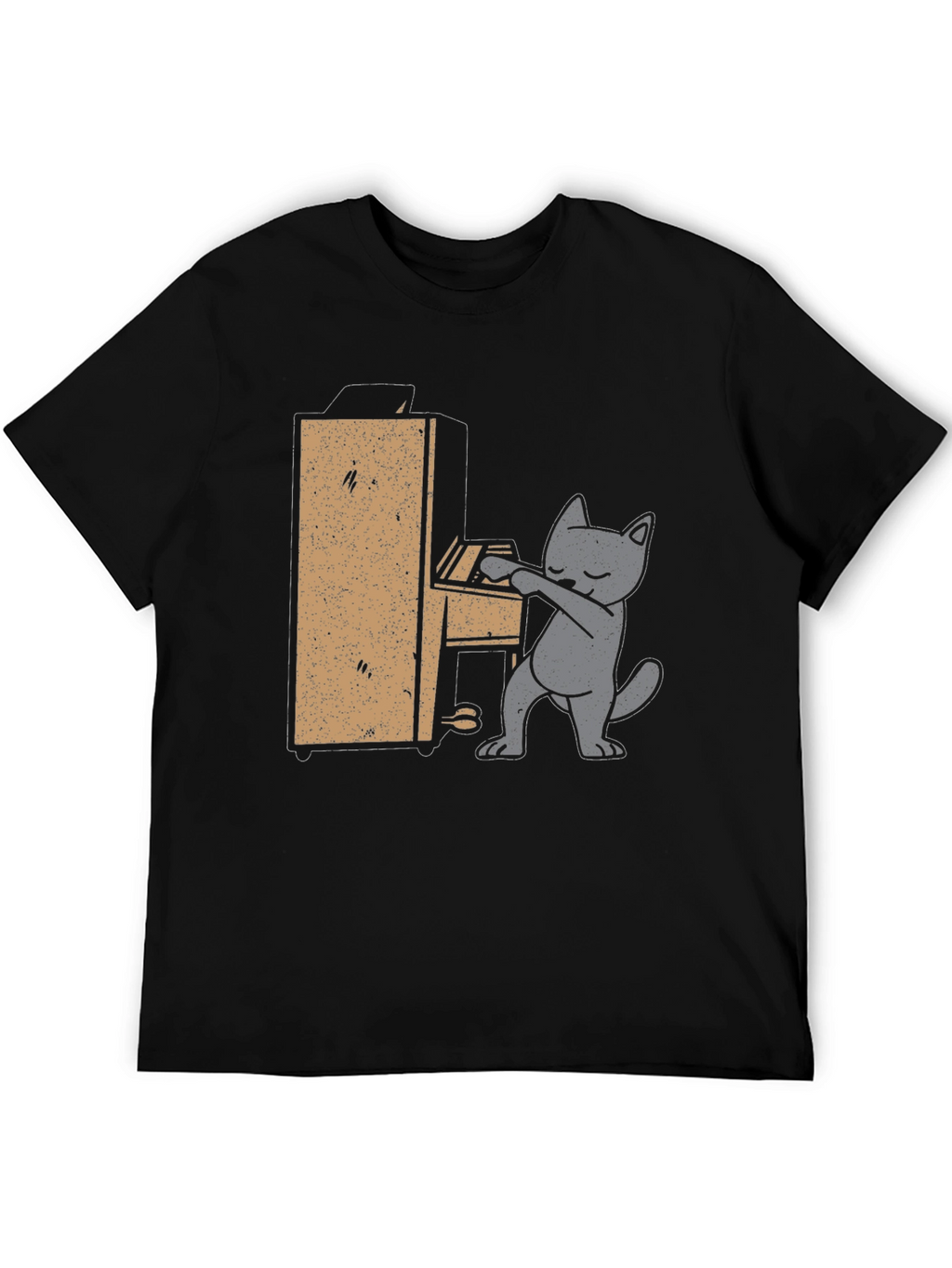 Cat Playing Piano T-Shirt